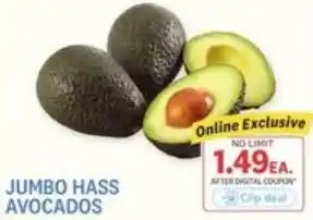 Kings Food Markets Jumbo hass avocados offer