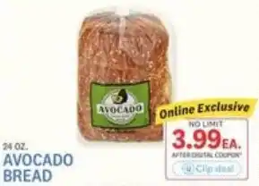 Kings Food Markets Avocado bread offer