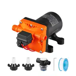 Walmart KFFKFF 12V 55 PSI Water Pressure Diaphragm Pump Self-Priming Pump 3.5 GPM Boat RV offer