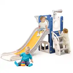 Walmart Heyday 6 in 1 Toddler Slide,Climbing Slide for Kids Baby Slide Toy for Toddlers Aged 1-3 offer