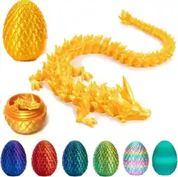 Walmart Safeydaddy 3D Printed Mystery Crystal Dragon Egg Gold offer