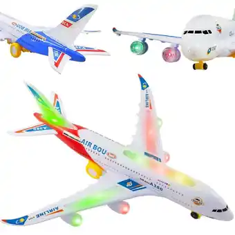 Walmart USToyOutlet Let's Fly Bump Kids Action Airplane, 3 yrs offer