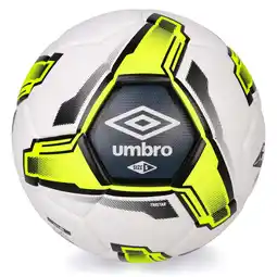 Walmart Umbro Tristar Size 5 Adult and Teen Soccer Ball, White/Black/Yellow offer