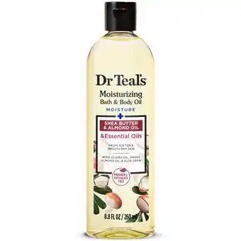 Walmart Dr Teal's Shea Butter Moisturizing Bath & Body Oil, 8.8 fl oz offer