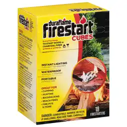 Walmart Duraflame Firestart Cubes 18-Ct Fire Starters for Wood or Charcoal Fires offer