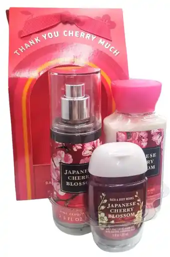 Walmart Bath & Body Works Japanese Cherry Blossom Thank You Cherry Much Mini Gift Set offer