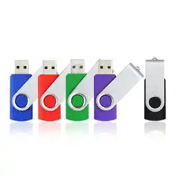 Walmart KOOTION 16GB Memory Stick 5 Pack USB Flash Drive Mixed Colors USB 2.0 Thumb Drives offer