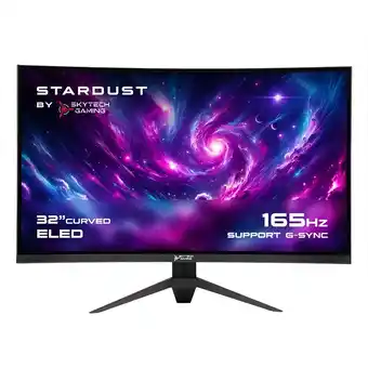 Walmart Skytech Gaming Stardust 32 inch QHD Computer Curved Monitor Black G-Sync 165Hz offer