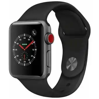 Walmart Restored Apple Watch Series 3 42mm GPS - Space Gray - Black Sport Band (Refurbished) offer