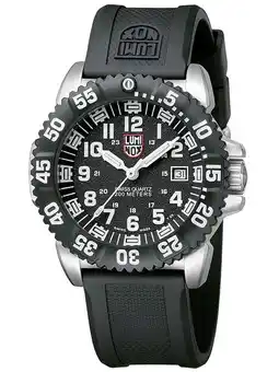 Walmart Luminox 3151 Men's White Numeral Steel Colormark Watch offer