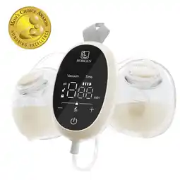 Walmart Horigen D6 Milk White Electric Hands Free Breast Pump Wearable Breastfeeding Strong Suction offer