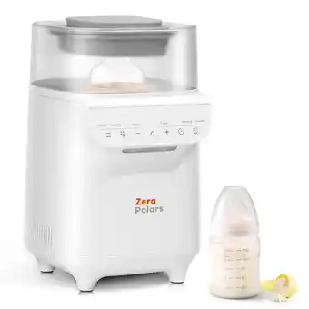 Walmart Baby Bottle Warmer and Cooler,Zera Polars 8-in-1 milk warmer,Timer & Temperature Control,White offer