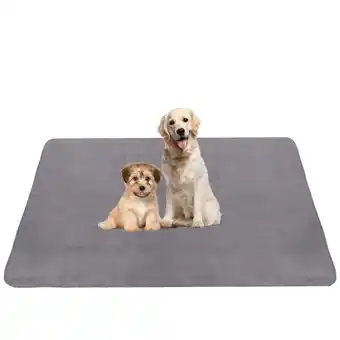 Walmart PrimePets Reusable Pee Pads for Dogs, Extra Large 54x54 in Washable Puppy Pad, Non-Slip offer