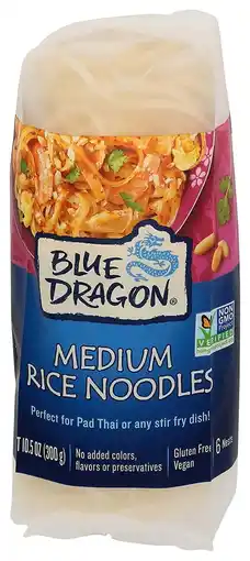 Walmart Blue Dragon Medium Rice Noodles, 10.58 oz, Pack of 4 offer