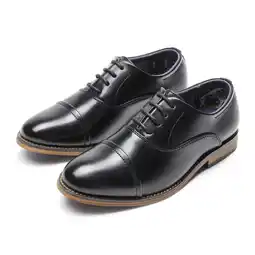 Walmart BURUDANI Big Boy's Oxford Classic Lace Up Formal Dress Shoes offer