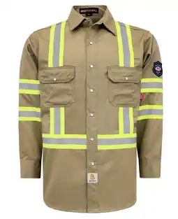 Walmart BOCOMAL FR Shirts High-Visibility,Flame-Retardant,7oz for Men offer