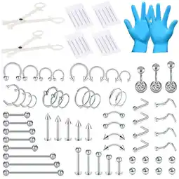 Walmart Briana Williams Stainless Steel Ear Piercing Kits, (Includes Rings and Needles) offer