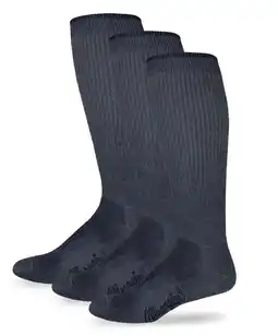 Walmart Men's Lightweight Ultra-Dri Work Over the Calf Boot Socks 3 Pack Socks offer