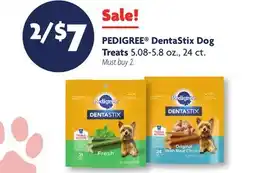 Family Dollar PEDIGREE DentaStix Dog Treats offer