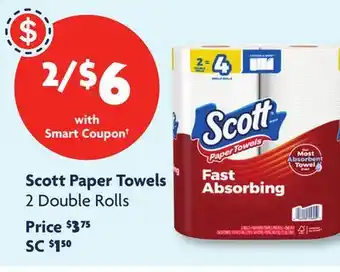 Family Dollar Scott Paper Towels offer