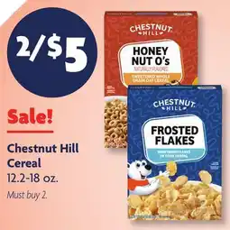 Family Dollar Chestnut Hill Cereal offer