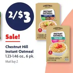 Family Dollar Chestnut Hill Instant Oatmeal offer