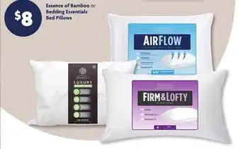 Family Dollar Essence of Bamboo or Bedding Essentials Bed Pillows offer