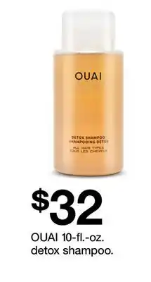 Target OUAI 10-fl.-oz. detox shampoo offer