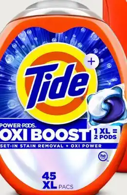 Target Tide Power Pods Oxi Boost 45-ct. laundry detergent pacs offer