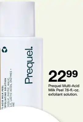 Target Prequel Multi-Acid Milk Peel 7.6-fl.-oz. exfoliant solution offer