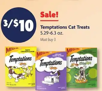 Family Dollar Temptations Cat Treats offer