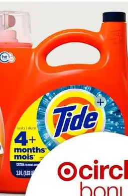 Target or Tide Plus Ultra Oxi 132-fl.-oz. liquid laundry detergent offer