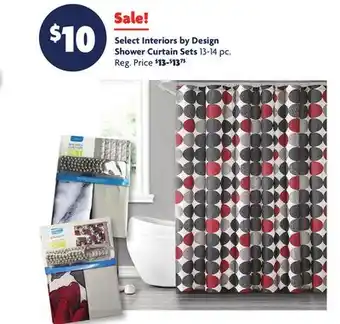 Family Dollar Select Interiors by Design Shower Curtain Sets offer