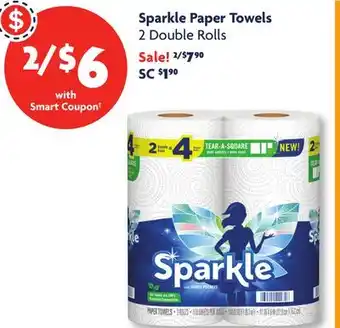 Family Dollar Sparkle Paper Towels offer