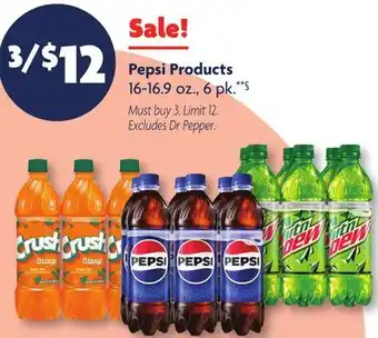 Family Dollar Pepsi Products offer