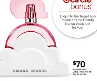 Target Ariana Grande Cloud Pink offer