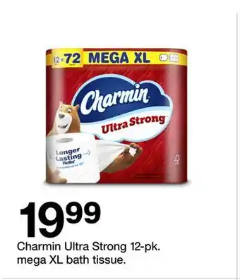 Target Charmin Ultra Strong 12-pk. mega XL bath tissue offer