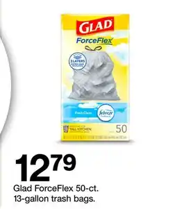 Target Glad ForceFlex 50-ct. 13-gallon trash bags offer