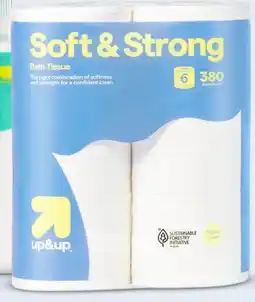 Target up&up soft & strong 6-pk. bath tissue offer