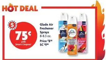 Family Dollar Glade Air Freshener Sprays offer