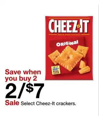 Target Select Cheez-It crackers offer