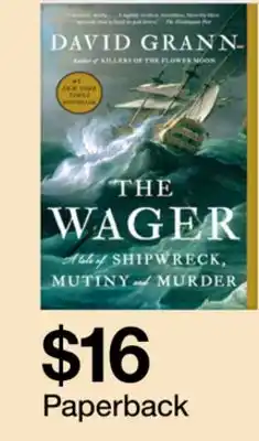 Target THE WAGER - David Grann Paperback offer