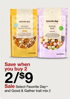 Target Select Favorite Day and Good & Gather trail mix offer