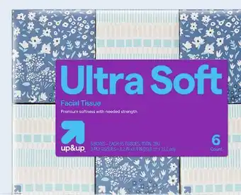 Target up&up ultra soft 6-pk. 65-ct. facial tissue offer