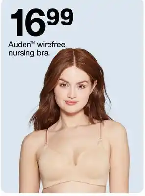 Target Auden wirefree nursing bra offer