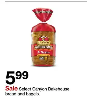 Target Select Canyon Bakehouse bread and bagels offer