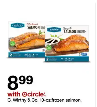 Target C. Wirthy & Co.10-oz. frozen salmon offer