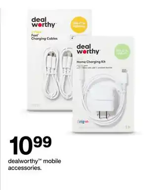 Target dealworthy mobile accessories offer