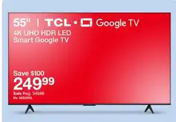 Target 4K UHD HDR LED Smart Google TV offer