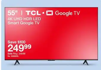 Target 4K UHD HDR LED Smart Google TV offer